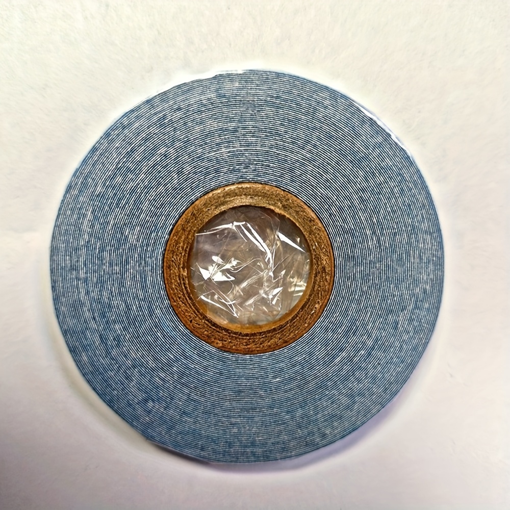 Image of Blue Seamless Hair Extension Double-sided Tape, 12 Yards Long And 0.8cm Wide, Special For Hair Extension, Invisible Hair Extension Film