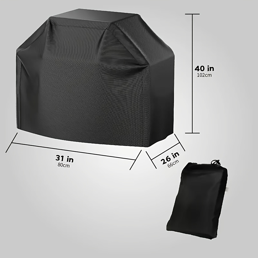 E-shop BBQ-Gasgrill-Abdeckung, Polyester, einfaches Auf-/Abziehen, Grillabdeckung für Außengrill, BBQ-Abdeckungen für Außengrills
