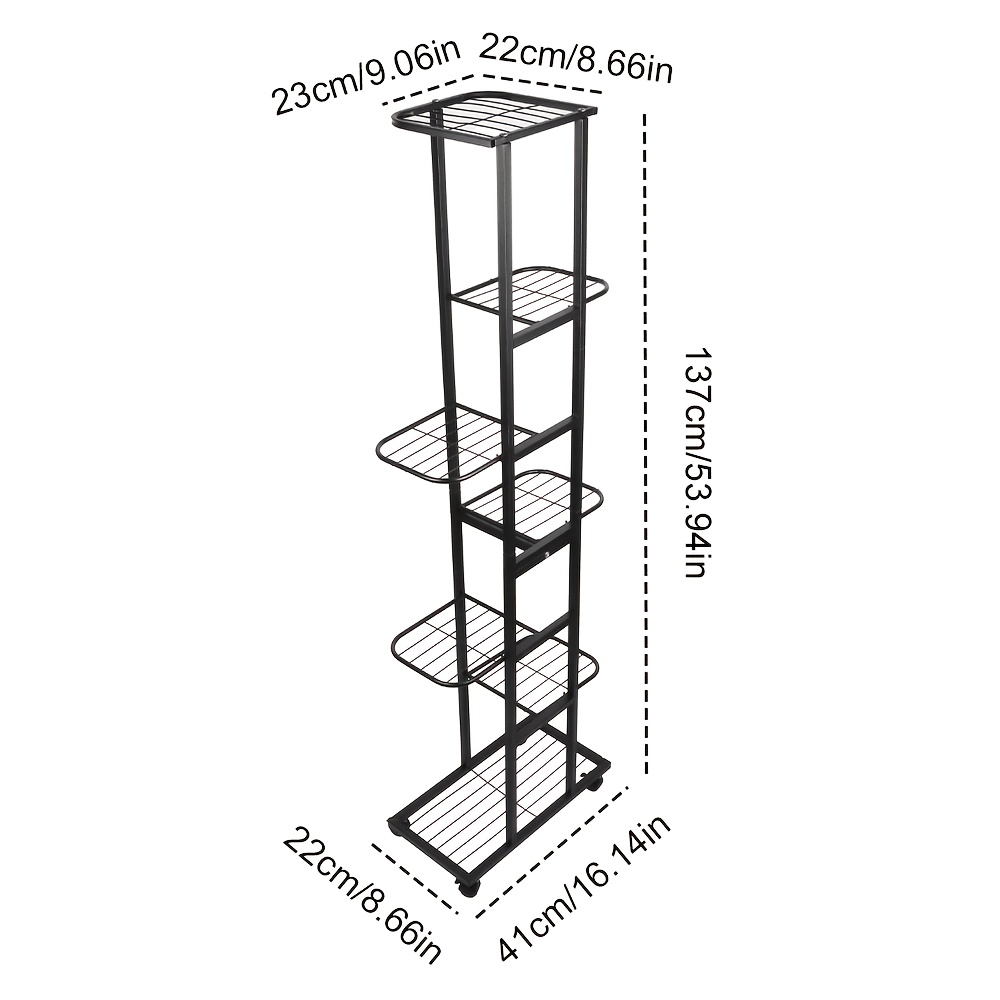 Image of Black Shoe Rack, Standing Rack Space-, 7 Levels, For Entrance Area, Corner, Shoe Rack, Height Adjustable, Space- For Entrance Area, Hallway, Living Room, White