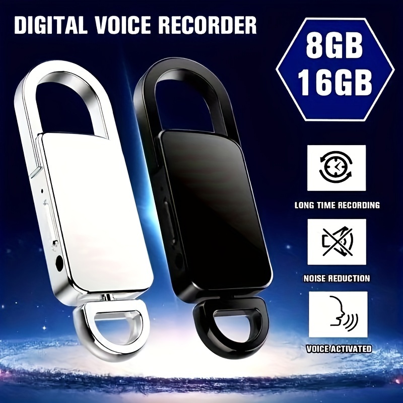 32gb Mini Grabadora Digital S20+ Espía Llavero Grabadora Voz - Temu