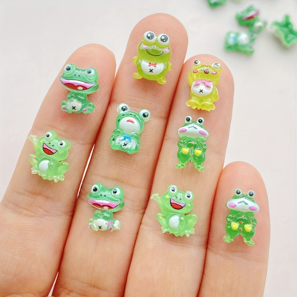 

de Charmes de Grenouille en Résine , Pendentifs Plats 3D Scrapbooking, de , Art sur Ongle et DIY,