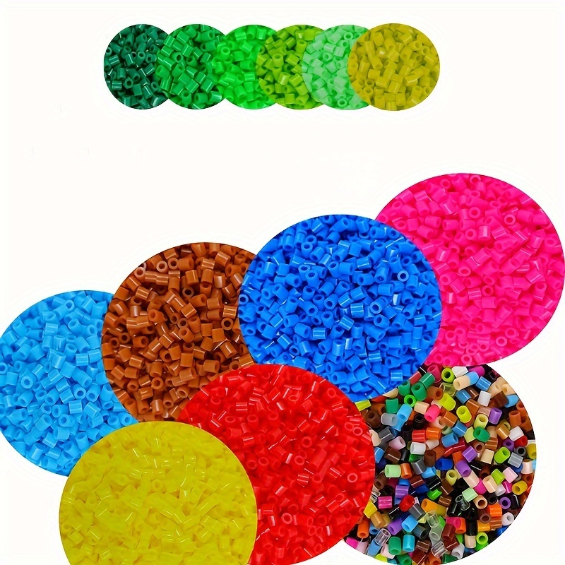 

500pcs 5mm Fuse Beads 3d Beads Handmade Crafts Decors Diy High Quality Melting Beads Plastic Jewelry Making Accessories