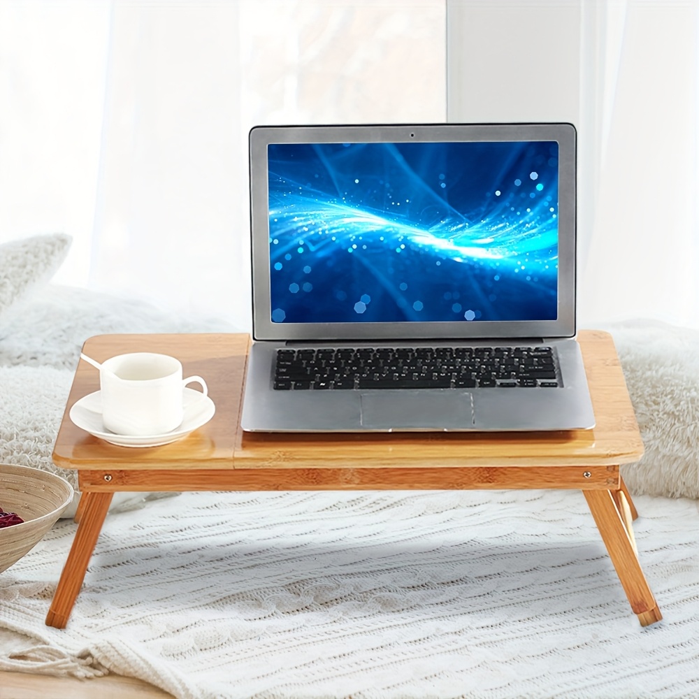 TEMU Scrivania Portatile RV 66x38x35 cm, Tavolo Pieghevole per Laptop da Campeggio, Letto o - Vassoio e con Design Spazioso ed Erogabile in Autoavan