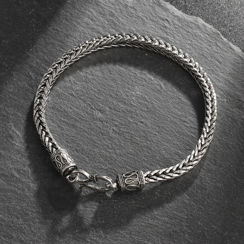 Unisex Handwoven Fox Tail Chain Tribal Ethnic Style Bracelet