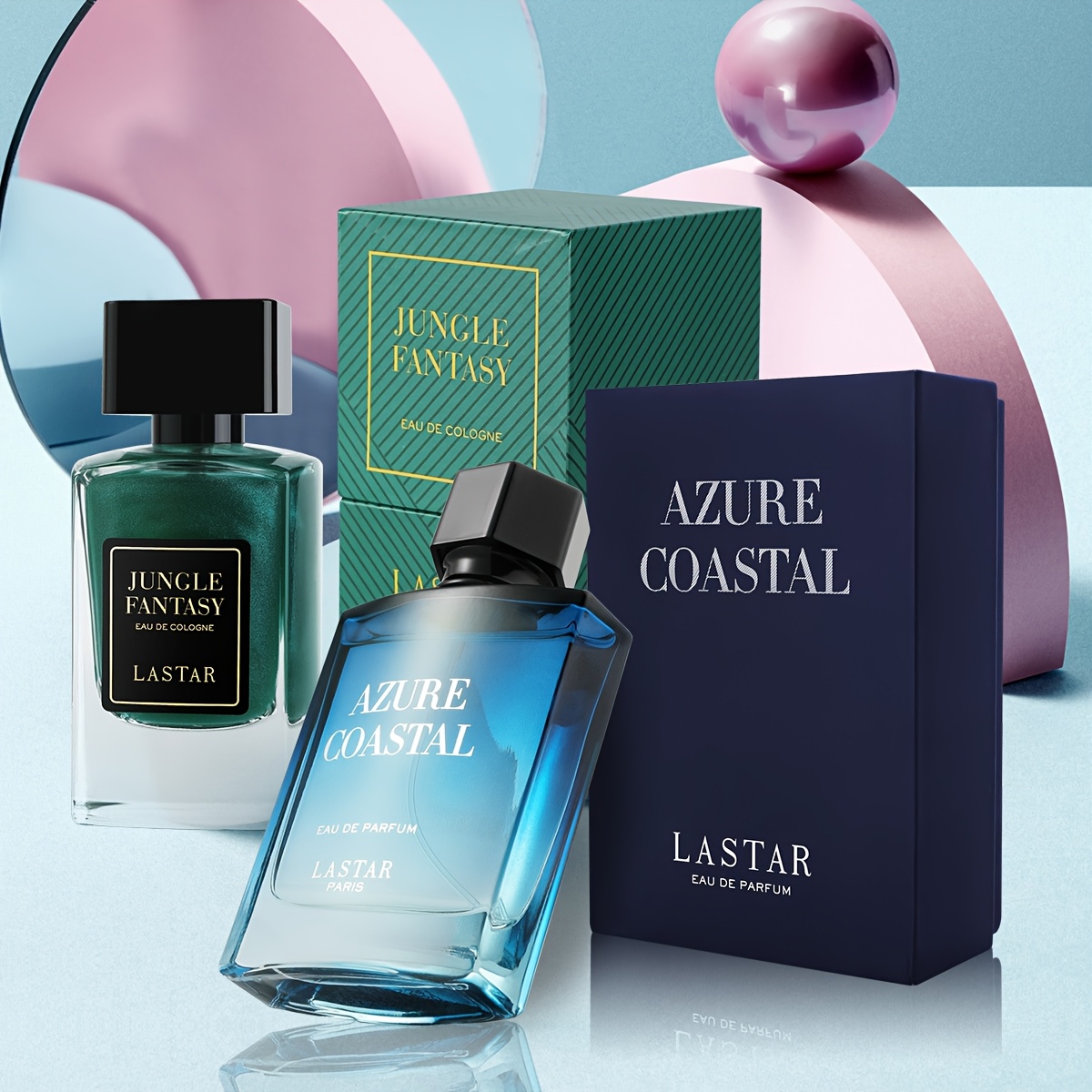 2pcs Men's Luxury Perfume Gift Set, Notes With Sage, Lemon, , Patchouli, , Men's Cologne, Men's Stuff, Suitable For Birthday Gifts, Holiday Gift