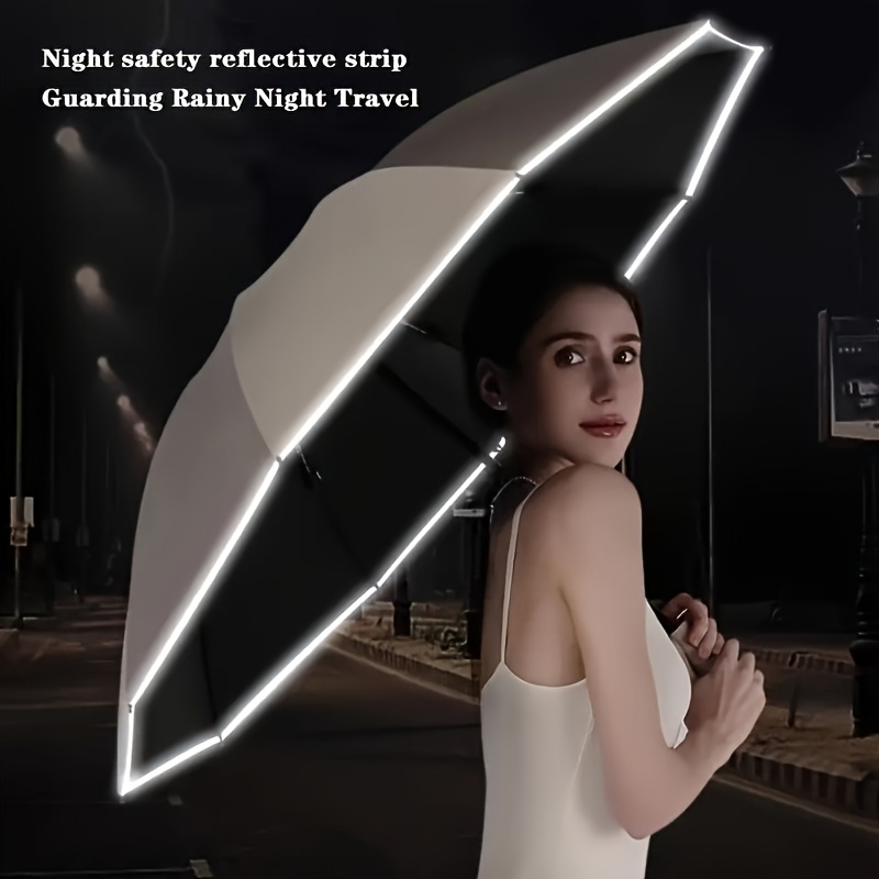 Automatic Folding Umbrella Heavy-Duty Windproof, Compact
