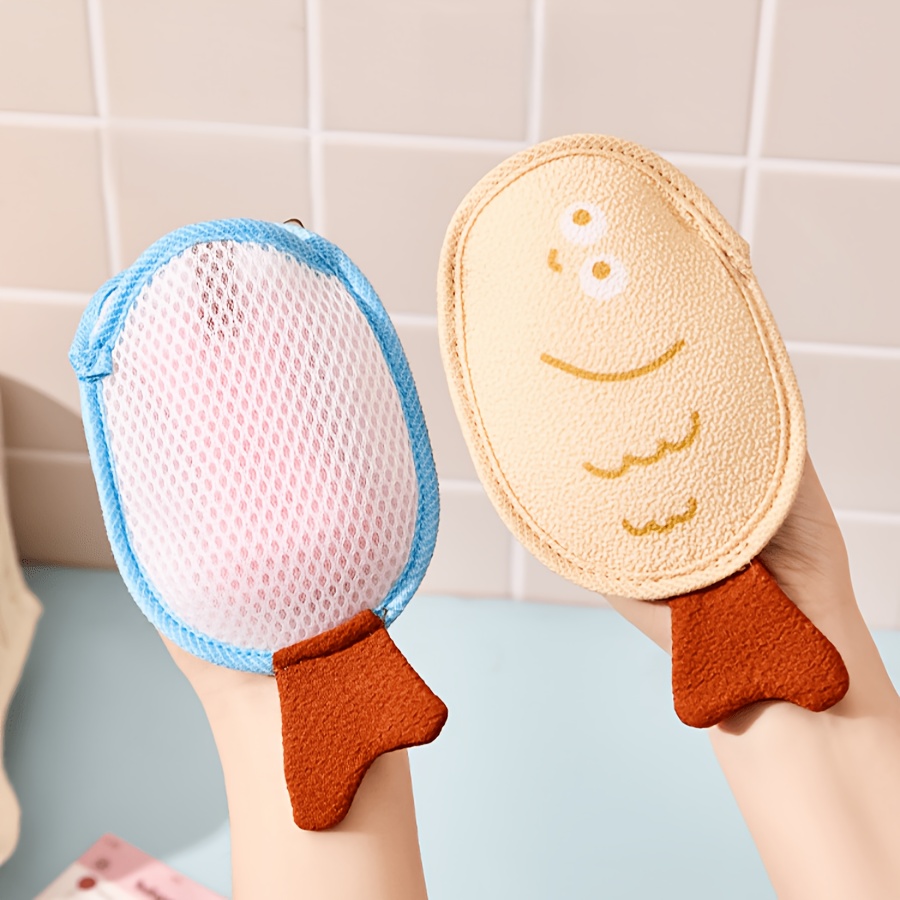 Exfoliating Bath Loofah with Cartoon Pattern for Deep Cleansing