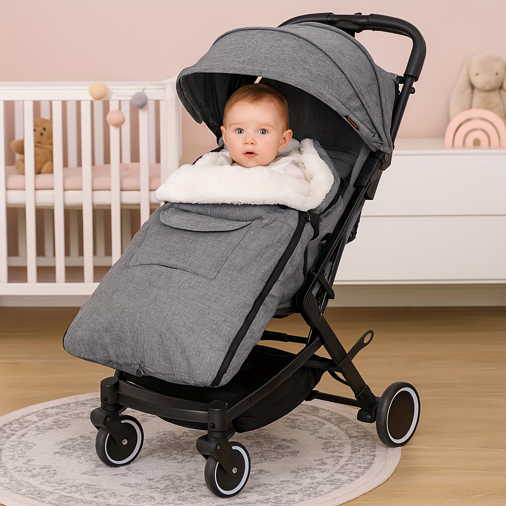 Thickened Warm Foot Covers for Strollers, Windproof