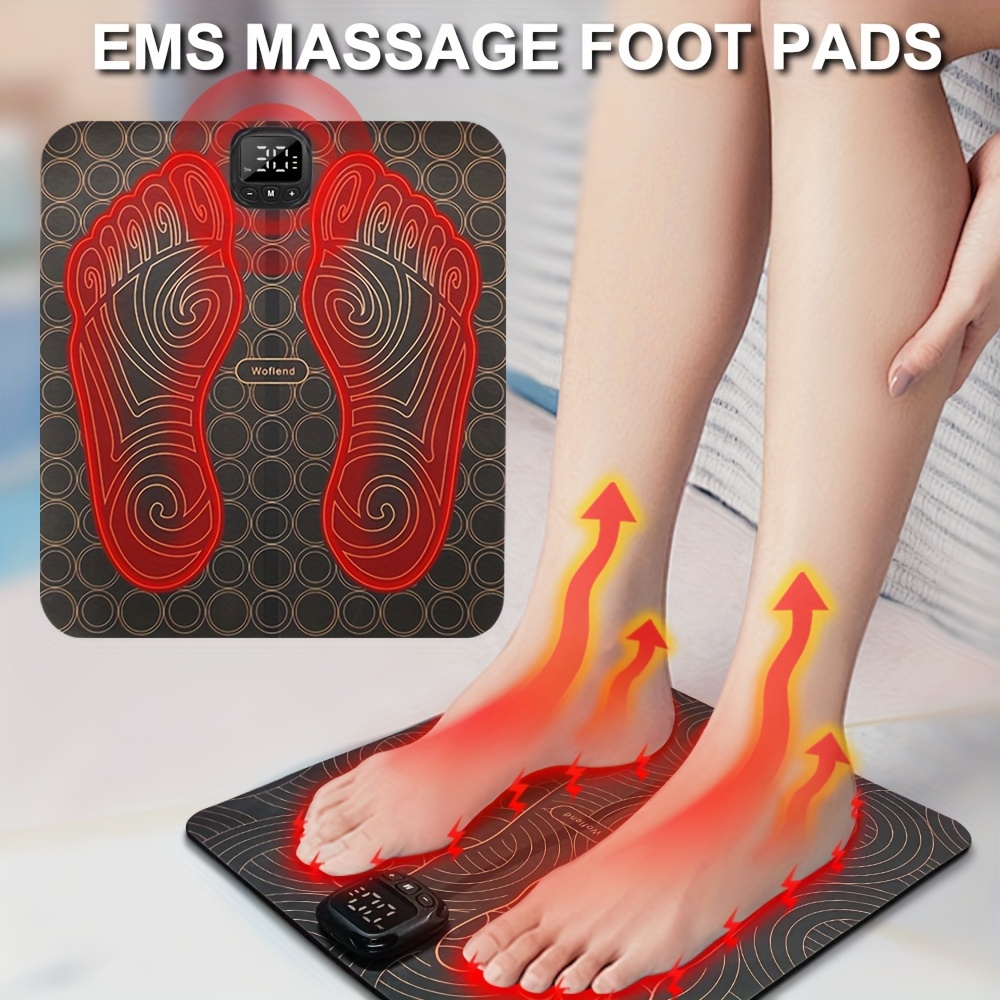   massager masajeador de pies foldable portable devices ems muscle massage   pads tens full body relaxation massage   pads suitable for   men and women ideal   for reading watching movies doing housework and   massages Product details 1