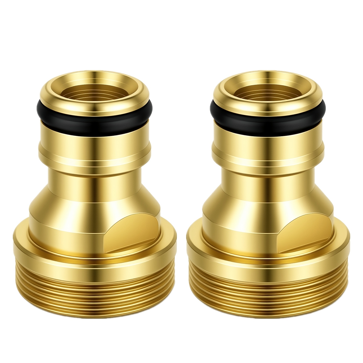2pcs Garden Hose Connector,quick Connect Garden Hose Adapter,leak-proof, Rust-resistant Faucet , Suitable For Garden, Lawn, Washing Machine Taps, Outdoor Watering Systems