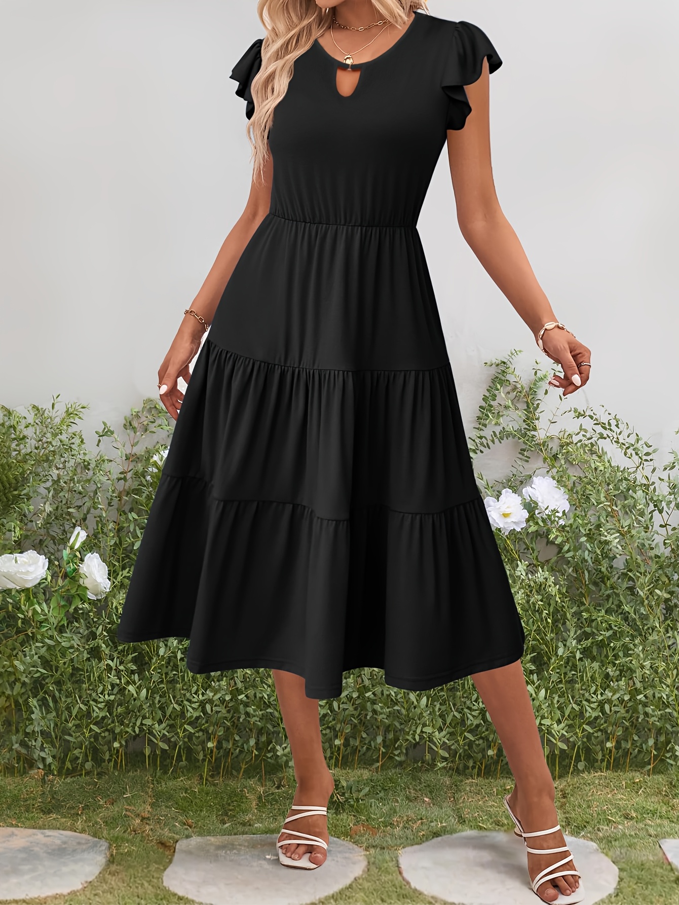 knee length dresses for ladies Mirielle Midi Dress main image 0