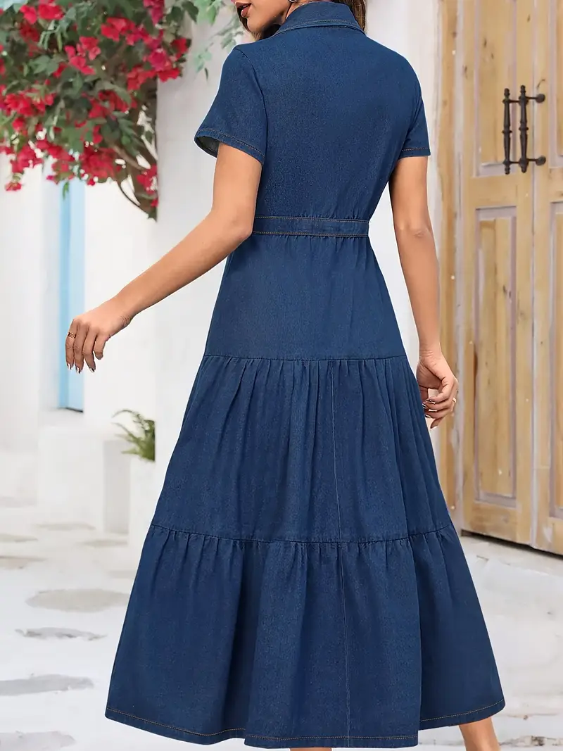 218580 womens short sleeve dress Product details 3