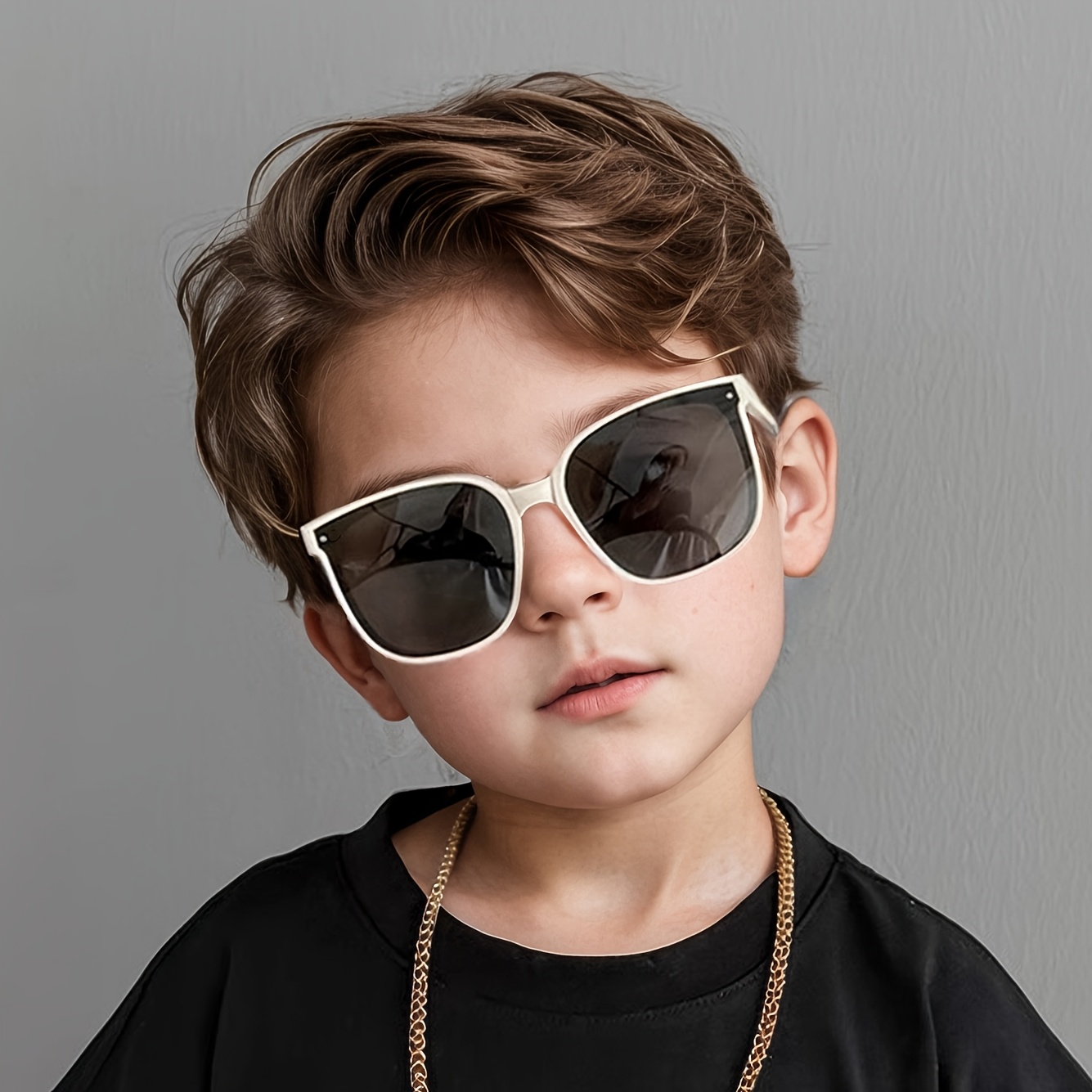 1pc gafas jóvenes plegables moda niños niñas lentes pc Temu Chile