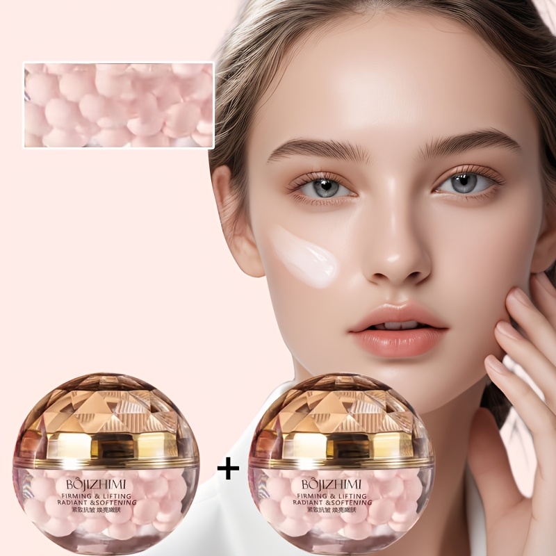 Bojizhimi Microcapsule Collagen Peptide Hydrating Essence Cream, 2 Boxes