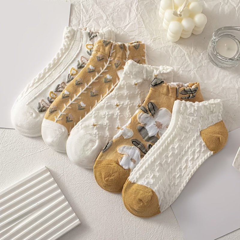 10 meias curtas femininas com Temu Brazil