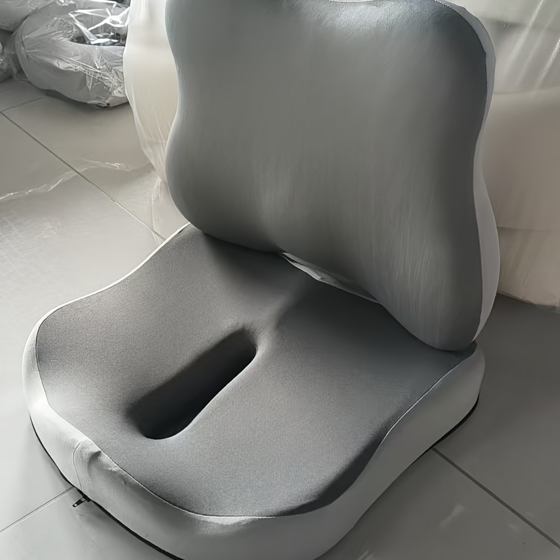 TEMU Set Cuscino Ergonomico e Supporto Lombare - Cuscino per Sedia da Ufficio ed Elastico, a | per Casa, Ufficio, Sedie, Sedili Auto e Scrivanie |