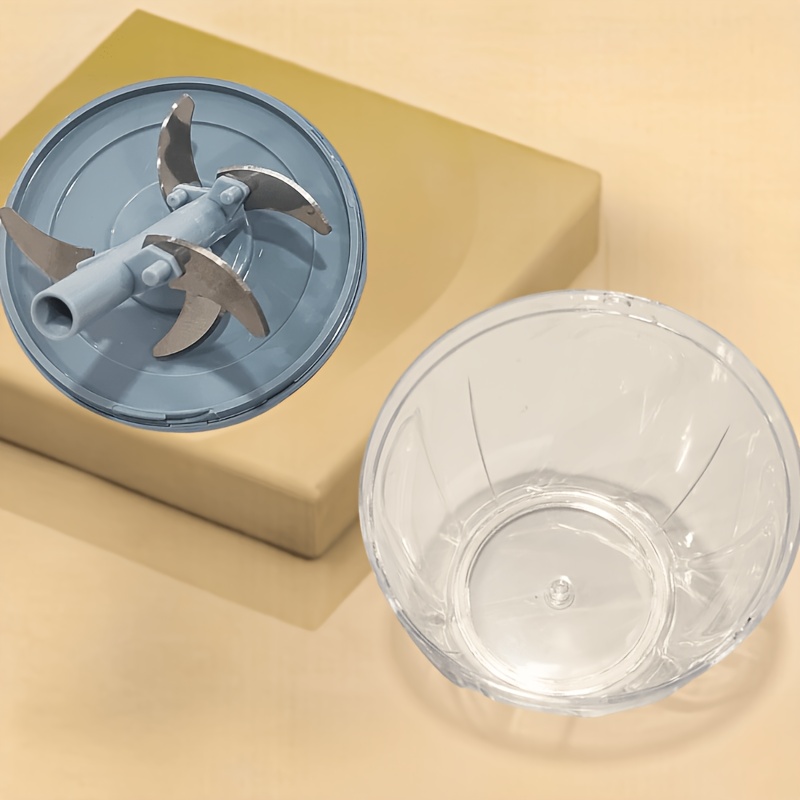 TEMU Cortador de ajo, 1 pieza - 500 ml/900 ml, dos modelos a elegir, agitador de cocina manual con diseño simple de cordón - Duradero, se usa para