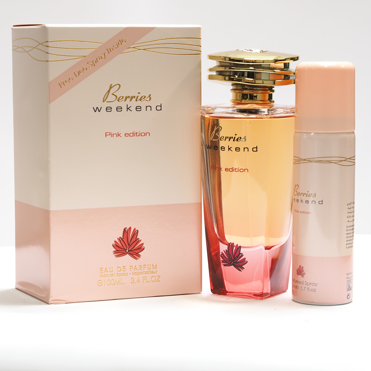 Midnight Rose Berry Weekend Set 3.38 Oz, Women'S Scent, Perfect for Romantic Evenings And Daily Wear