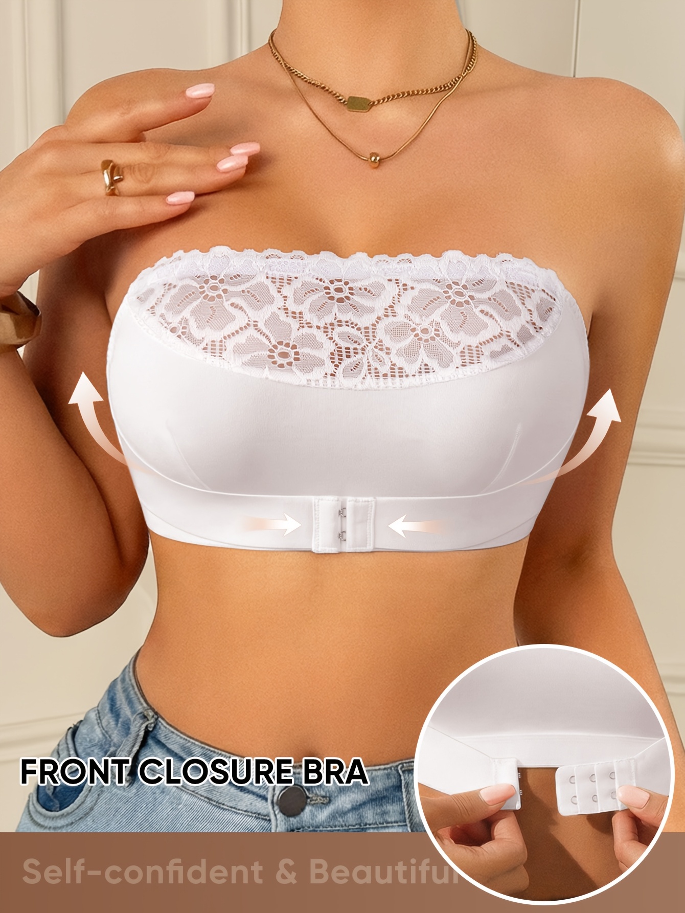 strapless bra for halter dress Bras Women - Best & Most Comfortable Supportive Strapless She usually wears a size XS and is wearing a size XS Finelines Refined 6-way Low Cut