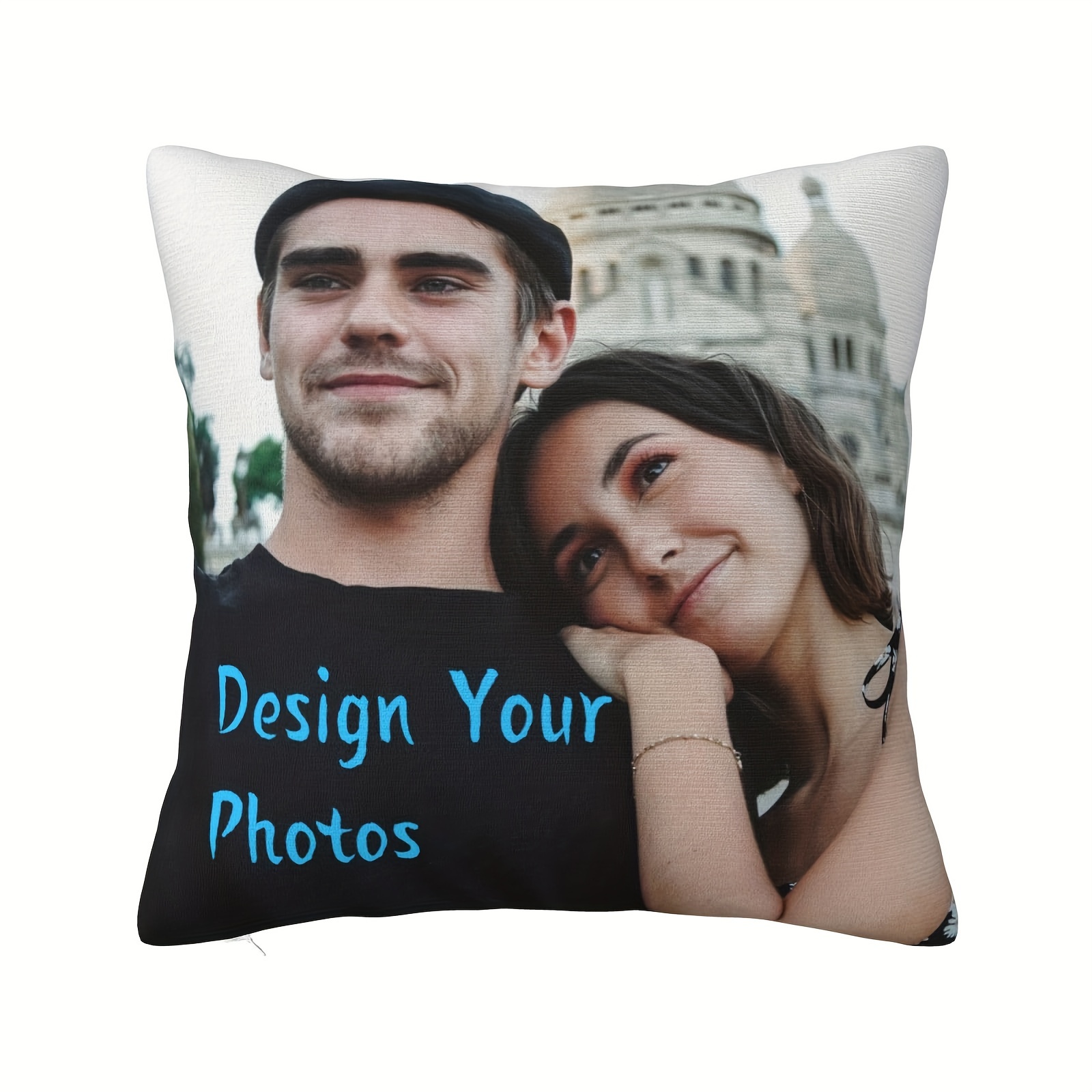 

Custom Pillowcase Cover, Add Your Favorite Pictures, Pet Photos, Landscape Photos, Wedding Love Household Items, Single-sided Design Personalized Pillowcase, Christmas, Halloween, Birthday Custom Gift