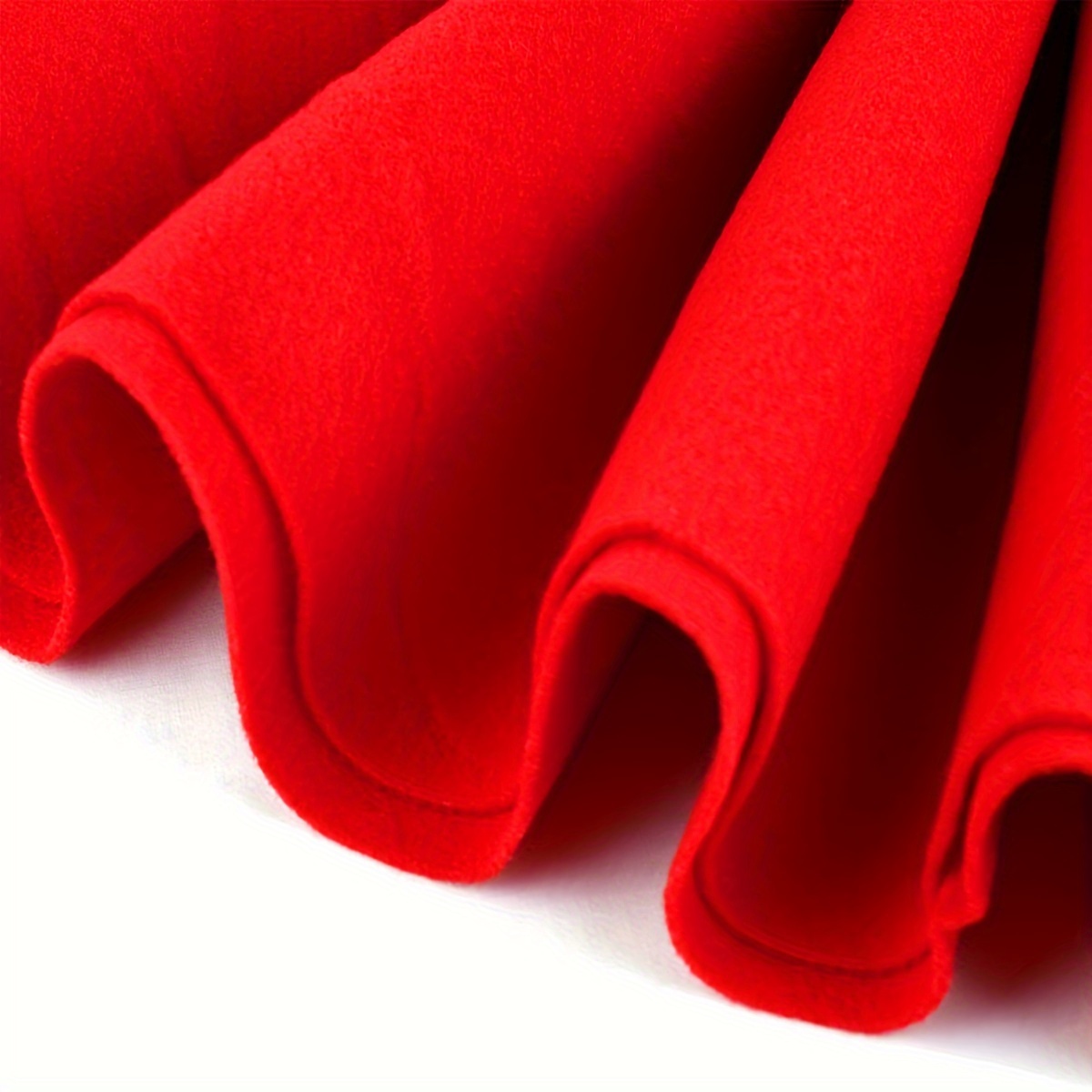TEMU Hoja de Fieltro de 8x39 pulgadas 20x100cm de 1mm de Grosor, Tela de Fieltro, Adecuada para Manualidades DIY, Parche Cuadrado No Tejido | Fieltro
