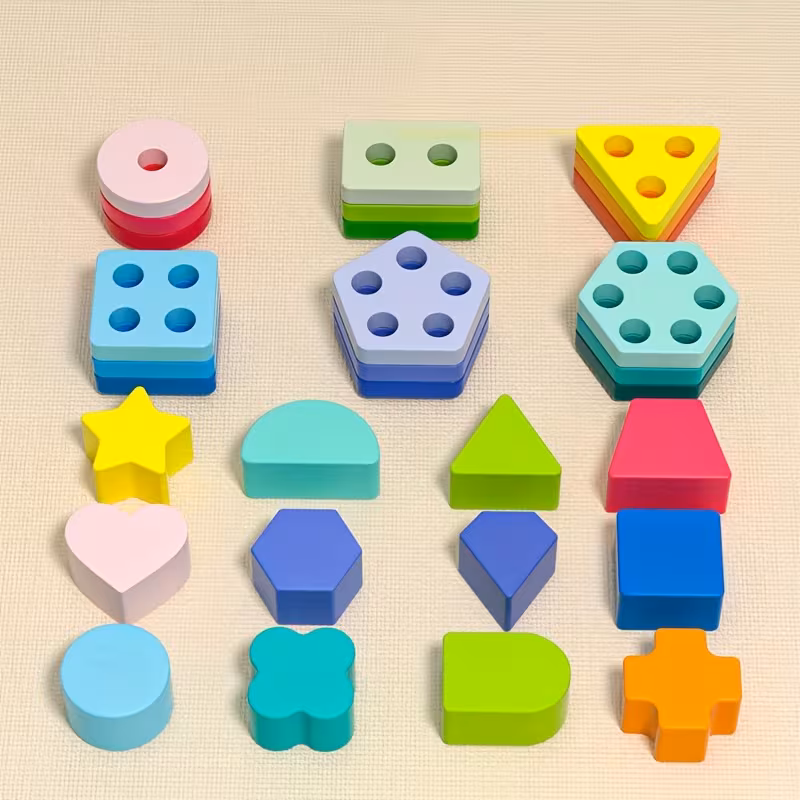 early education multifunctional toy car geometric toys for boys and tractor colorful stacking column intelligence box shape matching and classification cultivating babys cognitive exercising hand coordination Product details 3