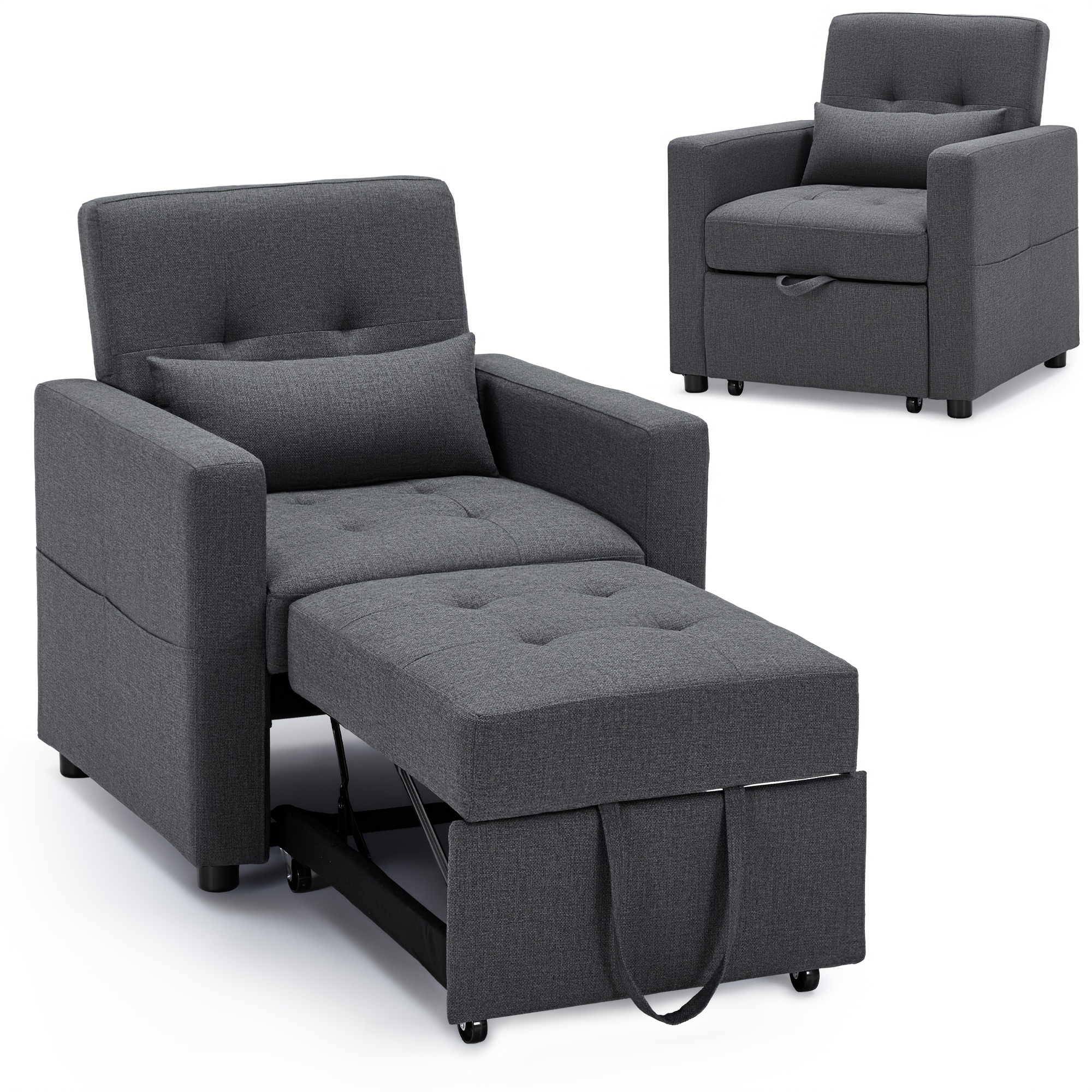 2pcs Living Room Sofa Set, Comfortable Couch For Lounge & Study, Includes Throw Pillows, In 2 Separate Packages (178x90cm)