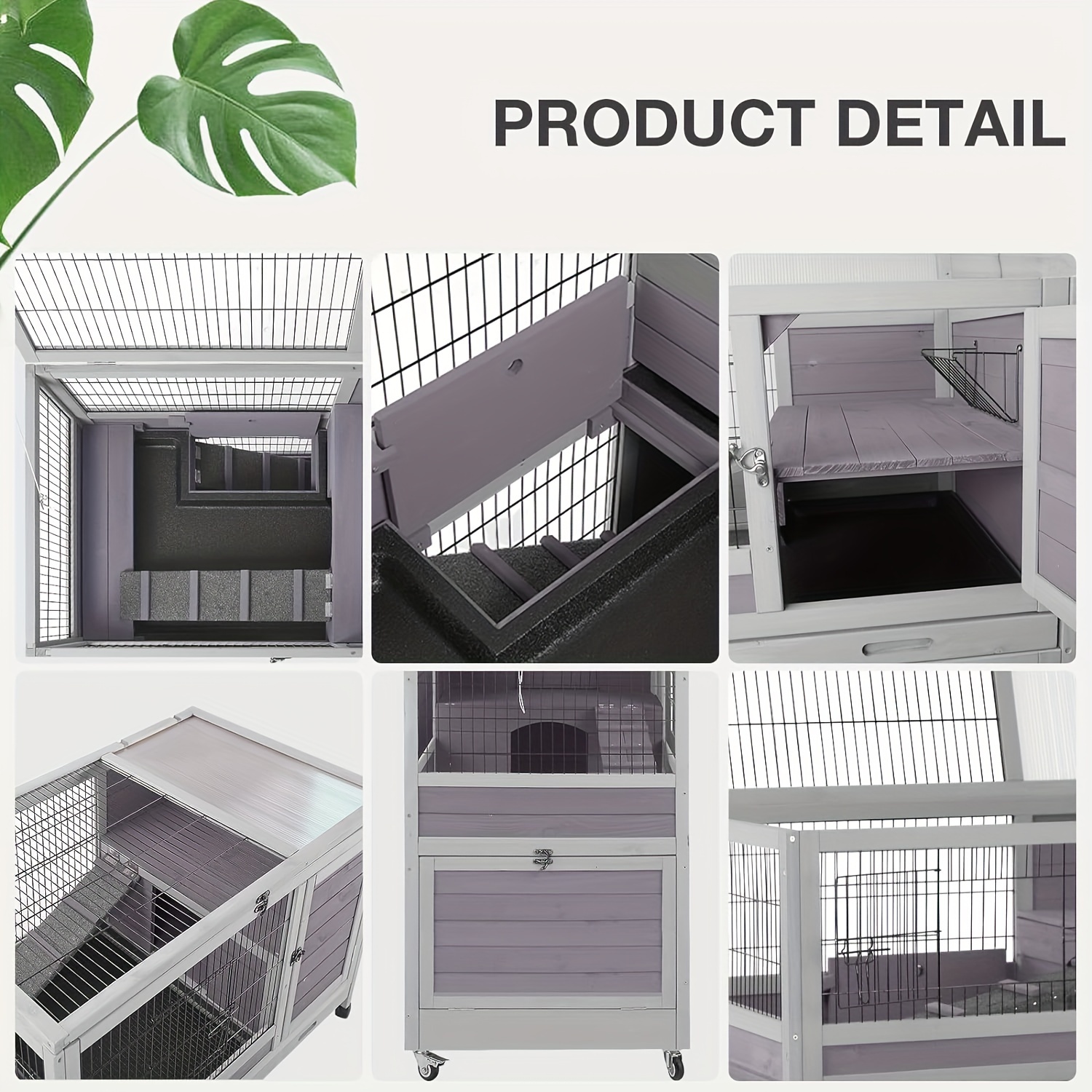 Guinea Cage Wheels Rabbit Hutch Temu