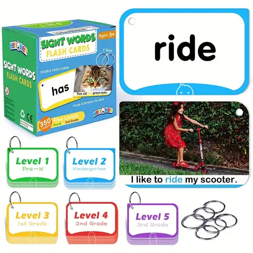 sight words educational flashcards - 220 dolch sightwords game with pictures & , literacy learning reading cards toy for kindergarten, 4 5 years old | Great Deals | Temu sight words educational flashcards - 220 dolch sightwords game with pictures & , literacy learning reading cards toy for kindergarten, 4 5 years old | Great Deals | Temu