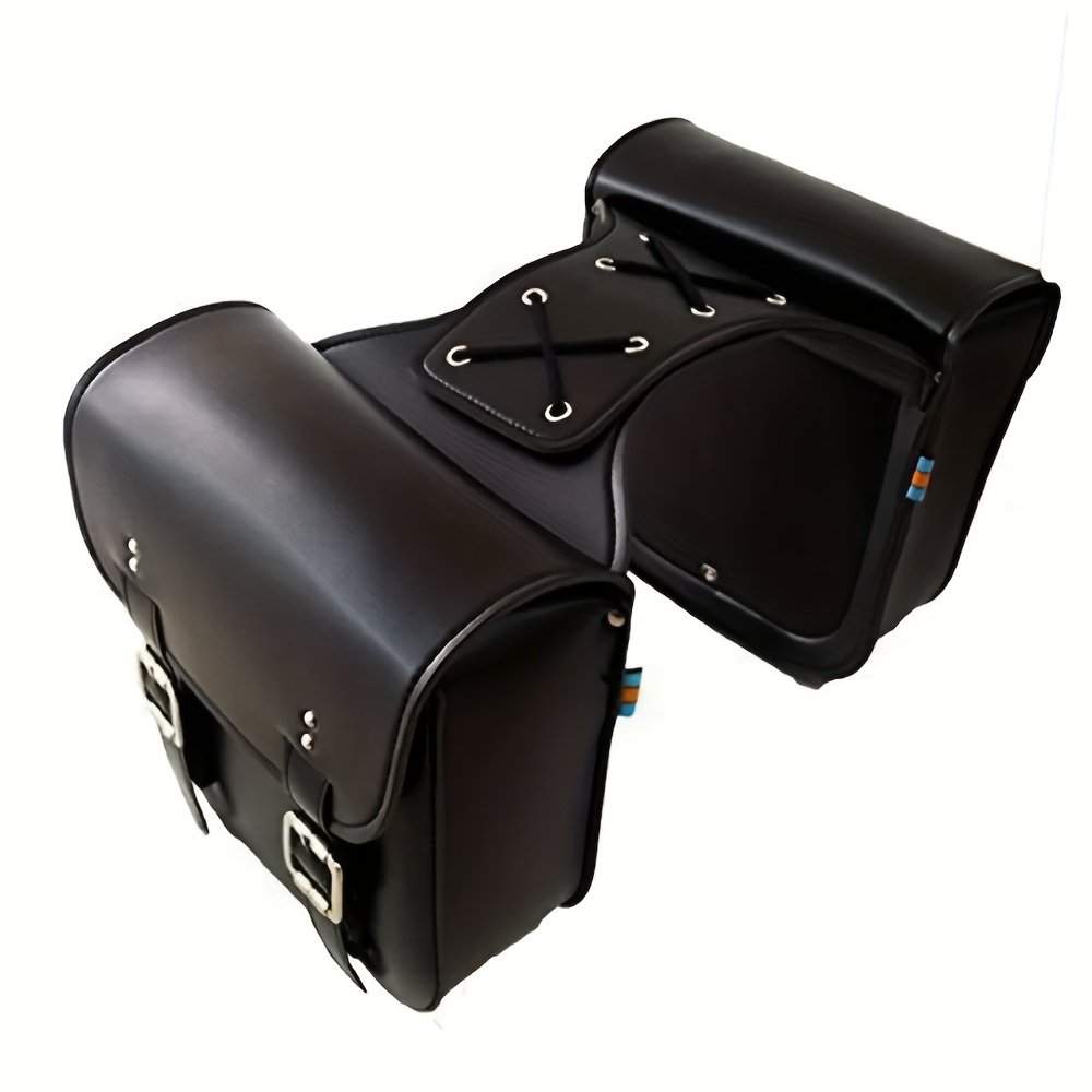   motorcycle   bags   pu leather adjustable straps multiple compartments for   for honda for suzuki yamaha bikes stylish durable storage solution motorcycle accessories  