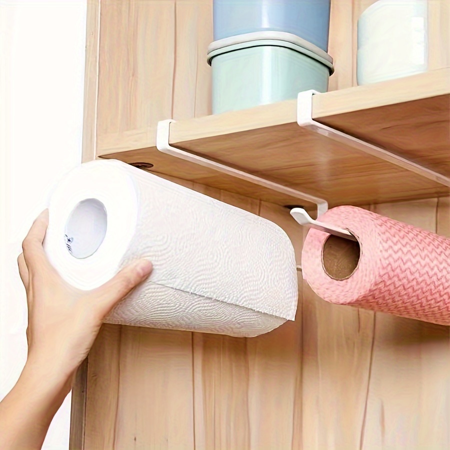 

1pc Film Regular Storage - Kitchen And Bathroom Organizer, Saving -mounted Tissue , , Kitchen Tissue Free Punching Roll