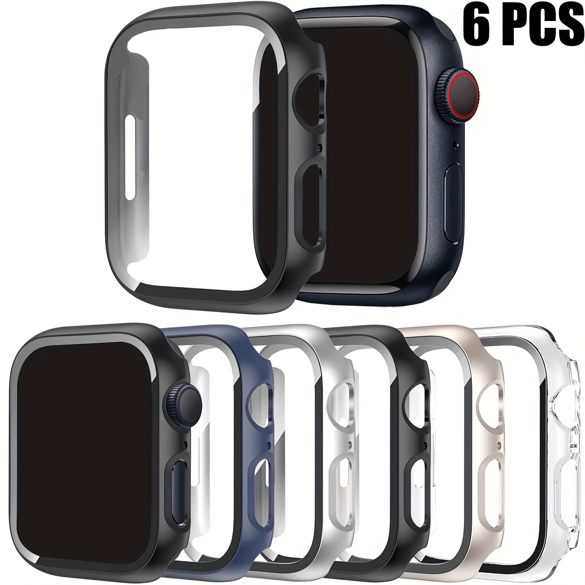 2pz/set custodia integrata in vetro temperato e donne Temu Italy