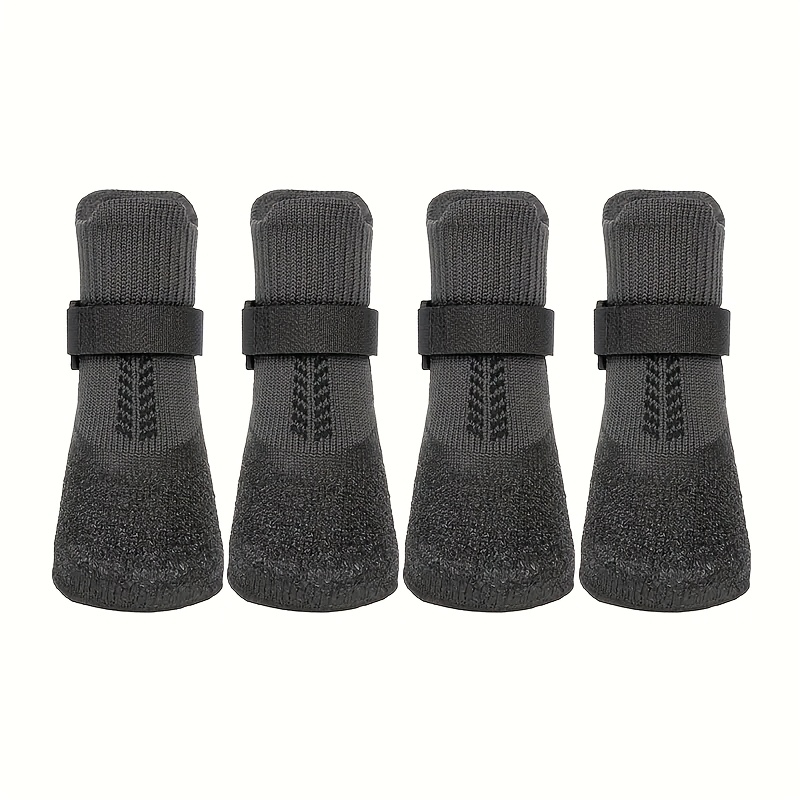 TEMU New Dog Shoes, Pet Shoes And Socks, Anti-slip Outdoor Shoes For Large Dogs With Straps, Coconut Pet Shoes And Socks