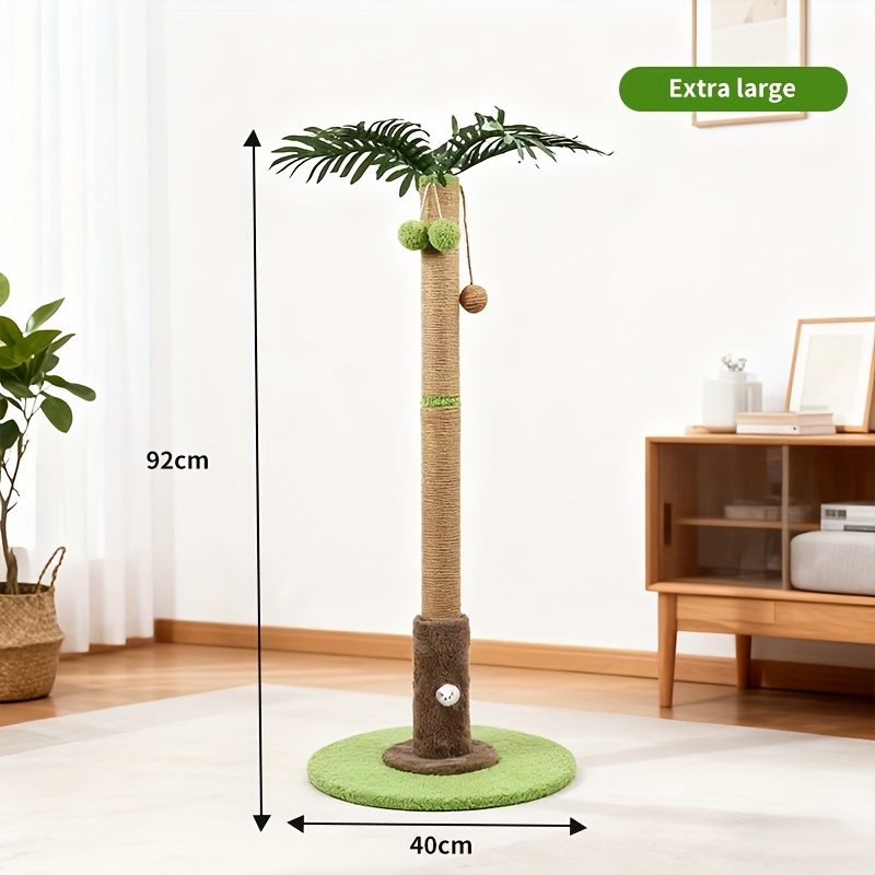 TEMU 36.3in Space- Tree Climber & Scratching Post, Durable Sisal Scratchingsurface, Multi-level Cat Tower For Indoor Cats, Compact Kitten Activity