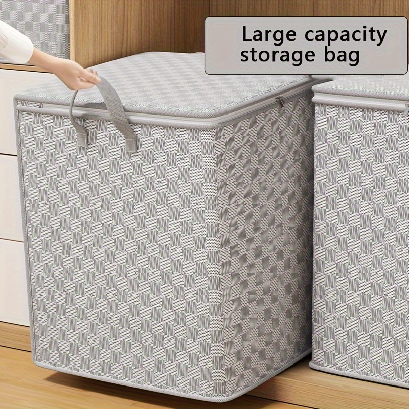 

1pc Bag, Rectangular Non-woven Clothes And Pants Organizer, - Moving Box, , , Polyester , Not , -bed