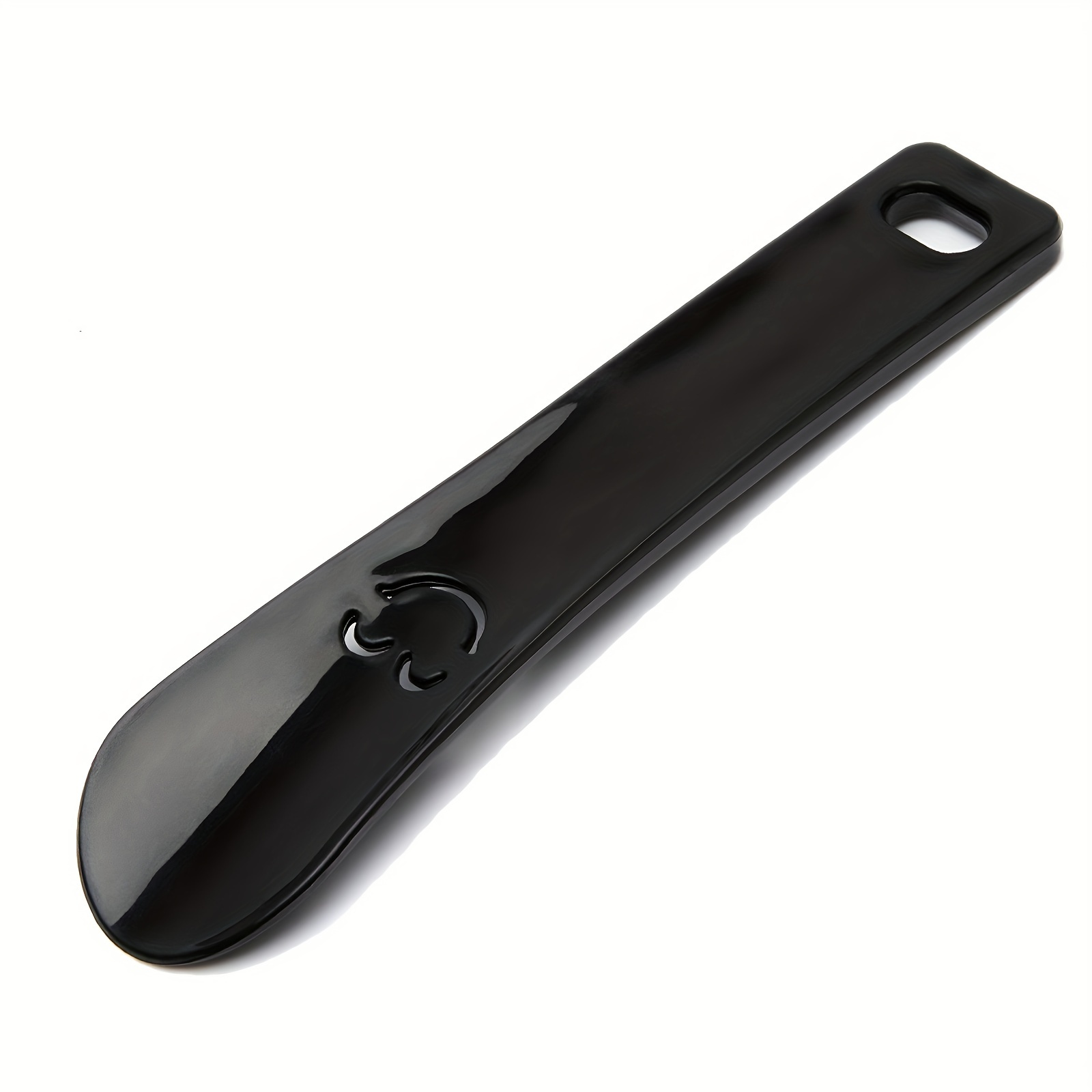 joyful Face Portable Shoehorn - Durable Plastic, Easy-to-Use for Boots & Sneakers, Hand Washable