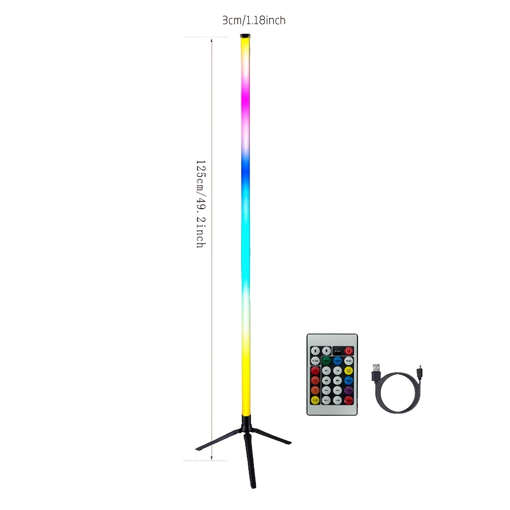 RGB Color Changing LED Corner Light with Remote Control