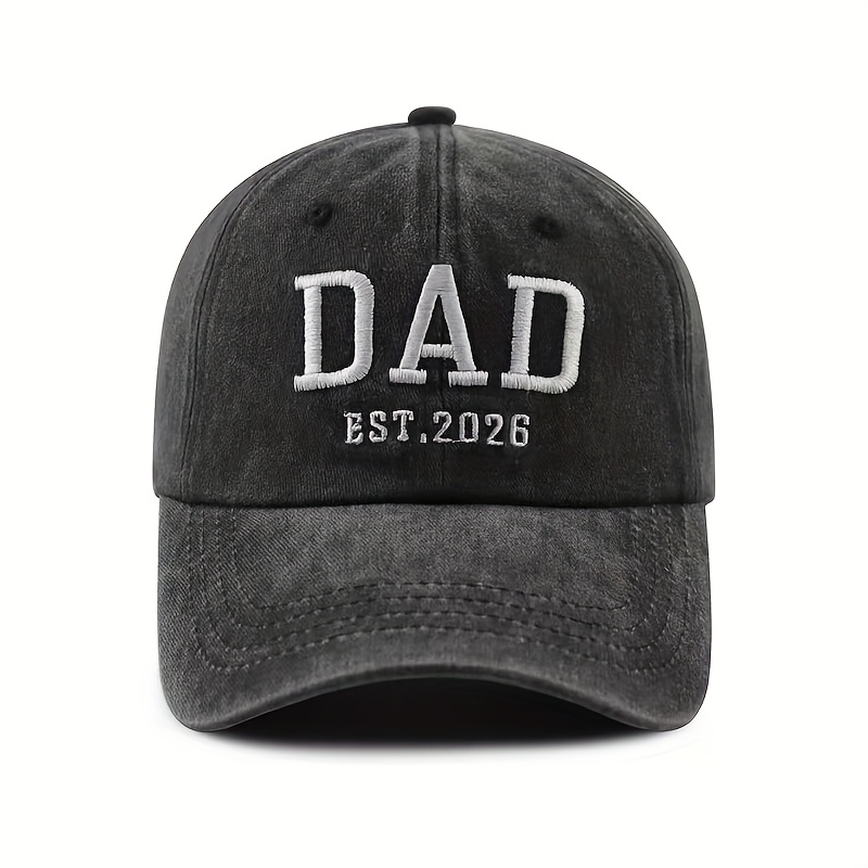 TEMU 1 Men's Stylish Baseball With "dad 2026" Embroidered On It. It Incorporates The Ceremony Of A Dad '. Wearing It, Appearance Is A Happy Of An