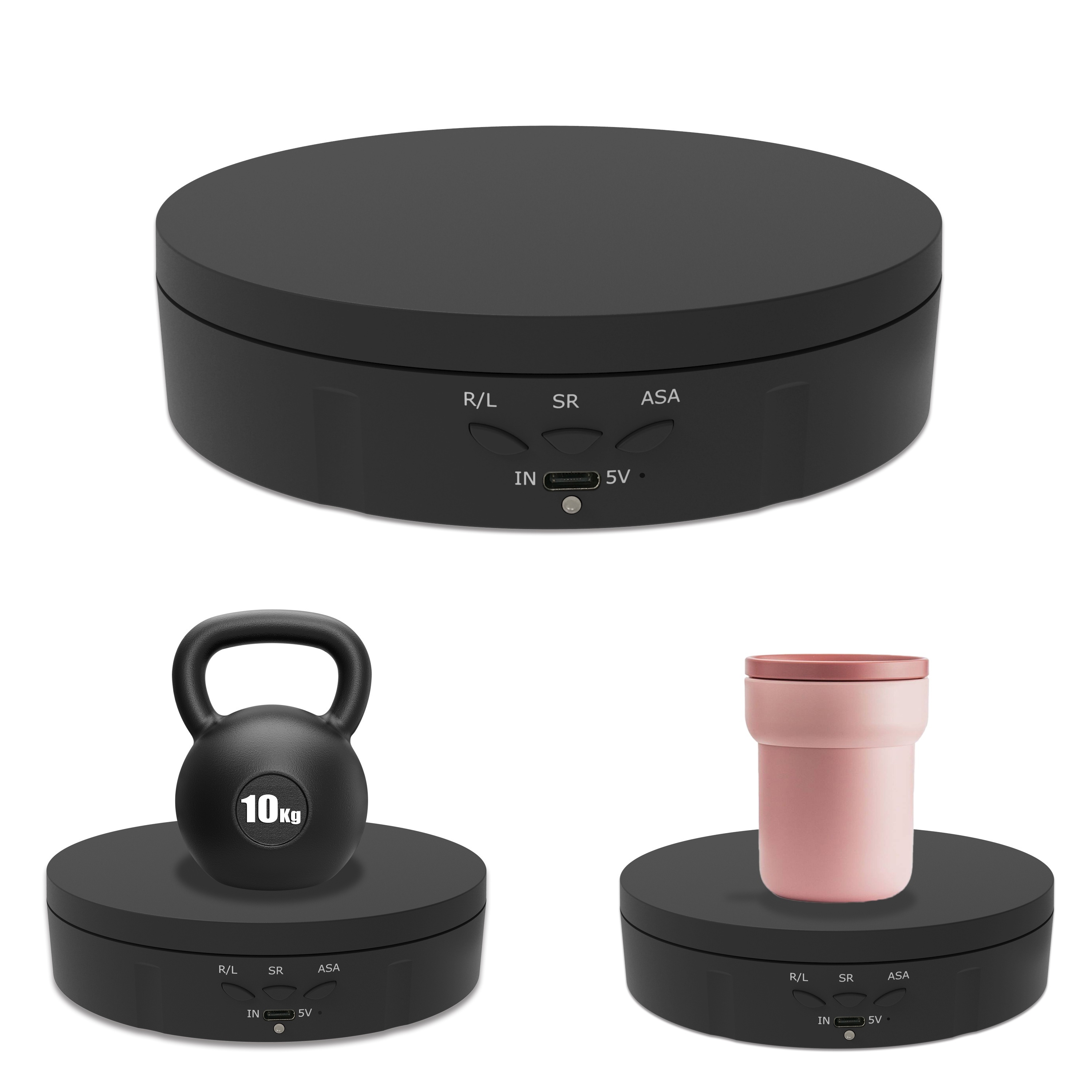 Rgb Display Stand RGB Light Display Base 360° Stand With Bluetooth Speaker - RGB Lights ...
