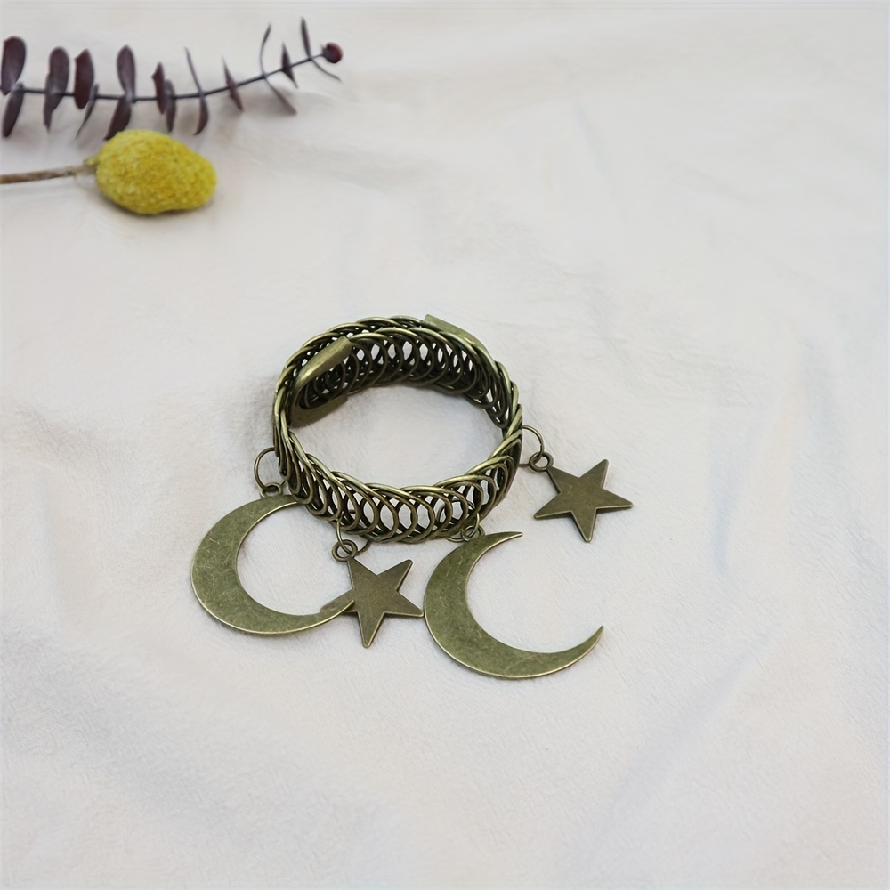 TEMU 1pc And Moon Metal Curtain Tieback - Alloy, Ideal For Living Room, Bedroom, Study - Decor Accessory, Curtain Tiebacks|vintage Style|durable