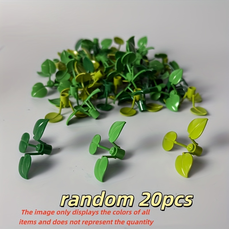 Image of Building Block Toy Additions, Clover Building Block Additions Toy, Random Color, Plant Mega Collection Building Block Additions, Perfect Birthday Gift