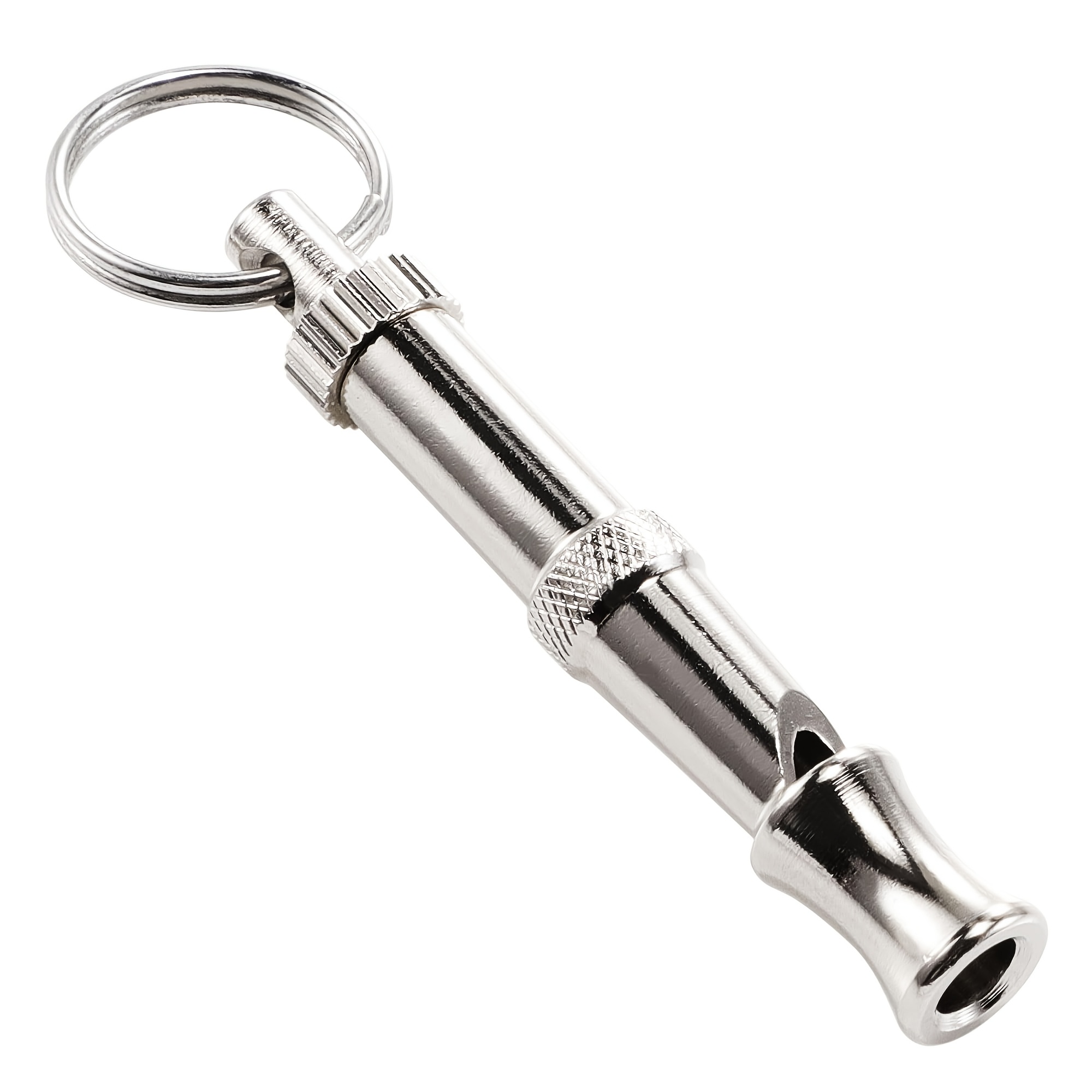 

1pc Metal , Training Whistle For Dogs, Stop Barking Whistle With Keychain - Suitable For Pets