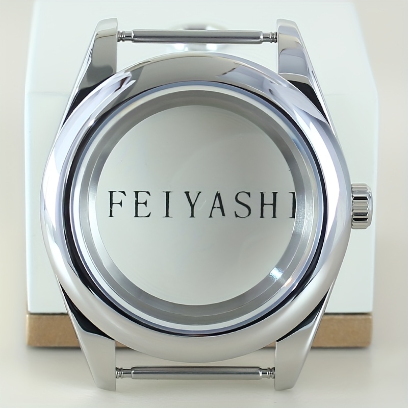 TEMU 36mm/39mm Watch Case Oyster Mod Sapphire Glass For Nh38 8215 Movement 28.5mm Dial Oyster Rose Parts