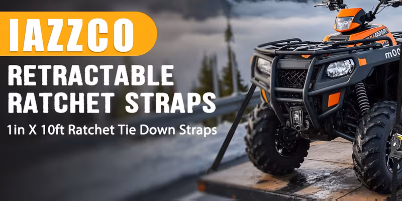 2pcs automatic retractable ratchet tie down straps 10ft adjustable self locking heavy duty design for trucks trailers boats motorcycles and cargo features secure fastening self locking mechanism weather resistant construction Product details 2