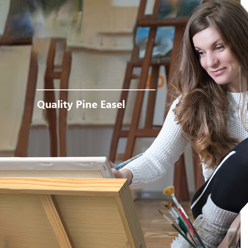 

A Portable Adjustable Folding Easel, Suitable For Art Supplies, Sketching, Display, Reading, And As A Computer Stand For Watching Shows. A Great Gift For Christmas And Halloween.