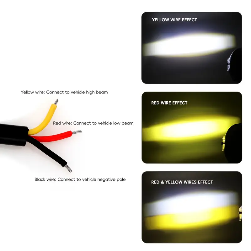 1pc 50w led auxiliary driving light aluminum alloy helmet lighting white yellow universal high brightness neon light 12v-24v suitable for motorcycle car off-road vehicle trailer utv , without battery, motorcycle helmet with visor, motorcycle helmet visor, motorcycle visor, car led light, car decor, car lighting/ambient interior Product details 10