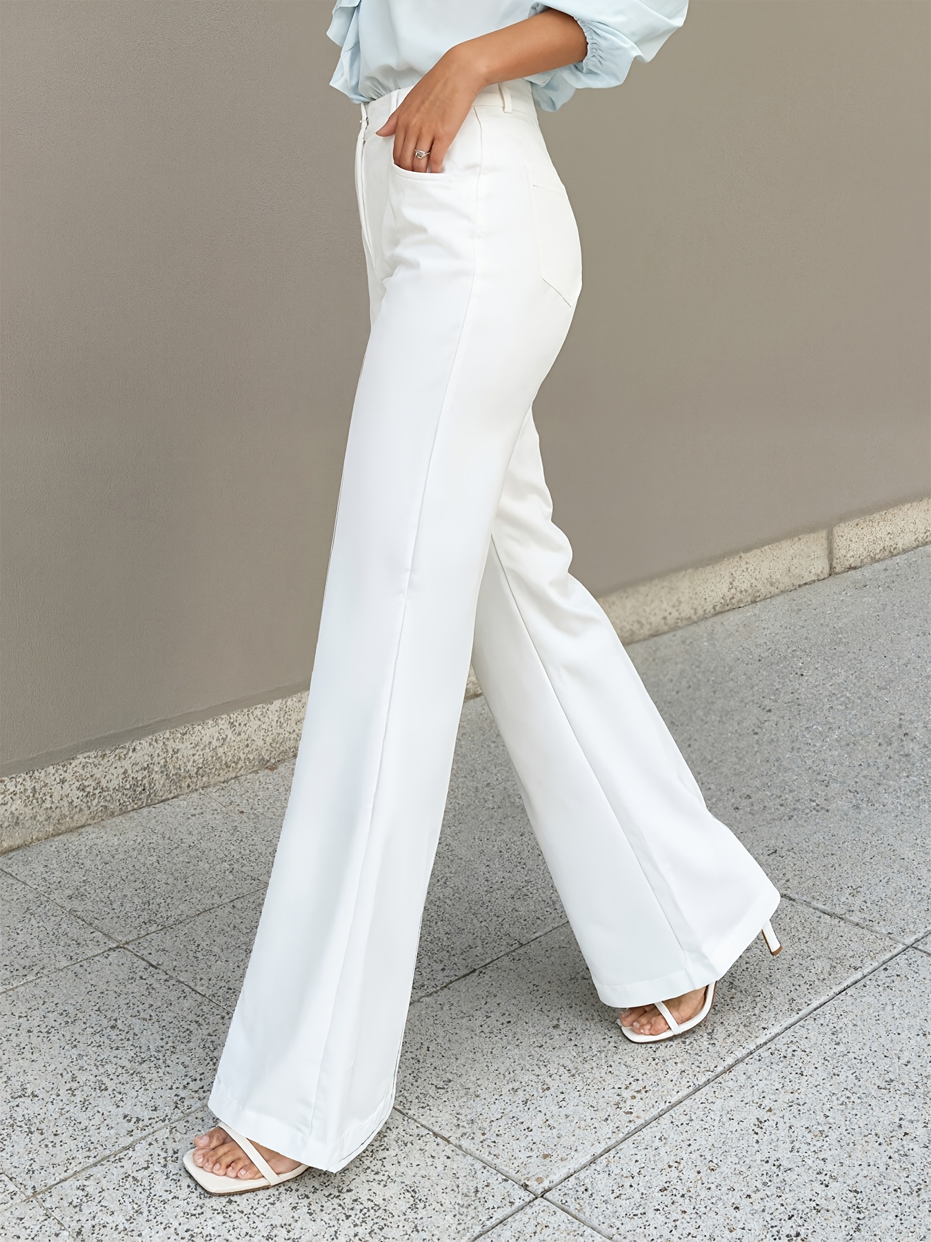 yy0927038 elegant directional   wide leg trousers wide leg silhouette flattering body shape commuting and weekend travel