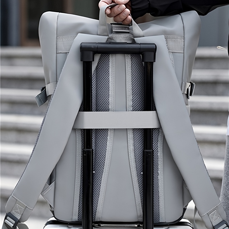 Computer Backpack for Male Students, Business Casual Large Capacity Lightweight Schoolbag Stylish Travel Pack