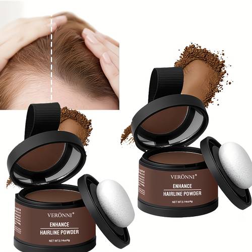 poudre dombrage pour la des cheveux, poudre de maquillage pour et la des cheveux et le front, avec escavalane végétale