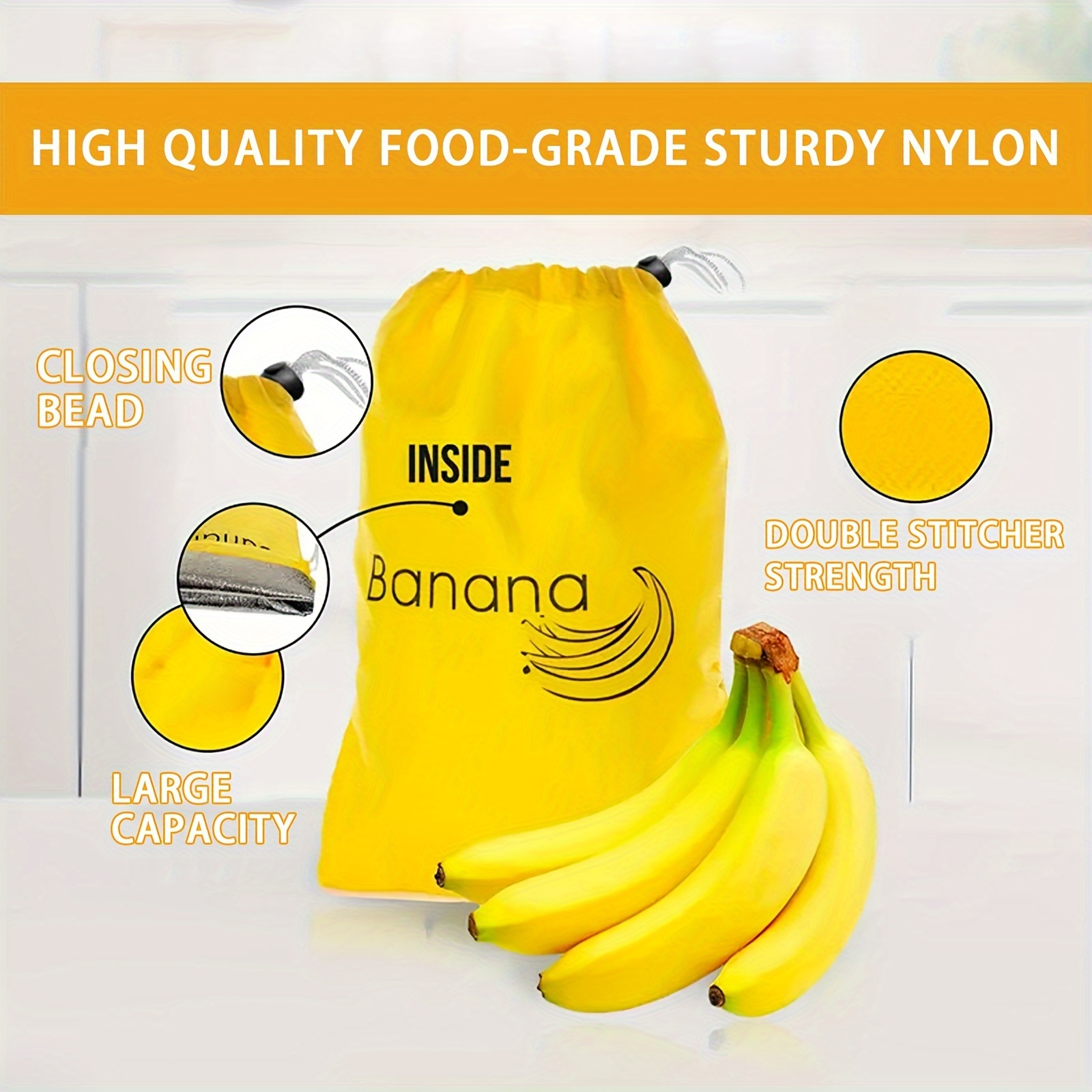 1pc 2pcs   storage bags green vegetable preservation bags prevent   banana storage preservation bags lightweight and convenient washable   kitchen supplies details 1